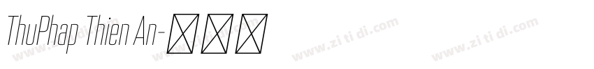 ThuPhap Thien An字体转换